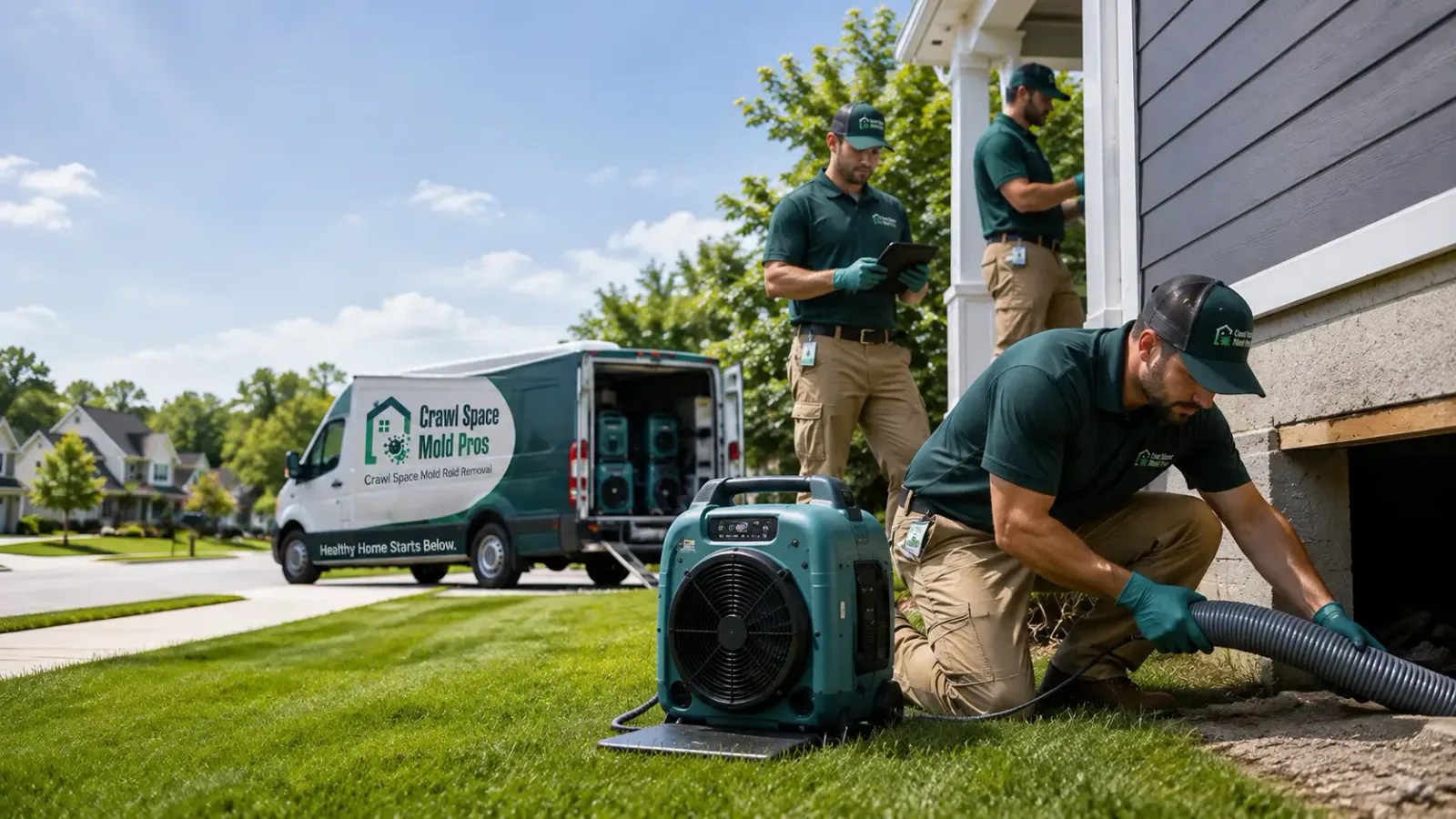 Crawl Space Mold Removal in Huntsburg, OH